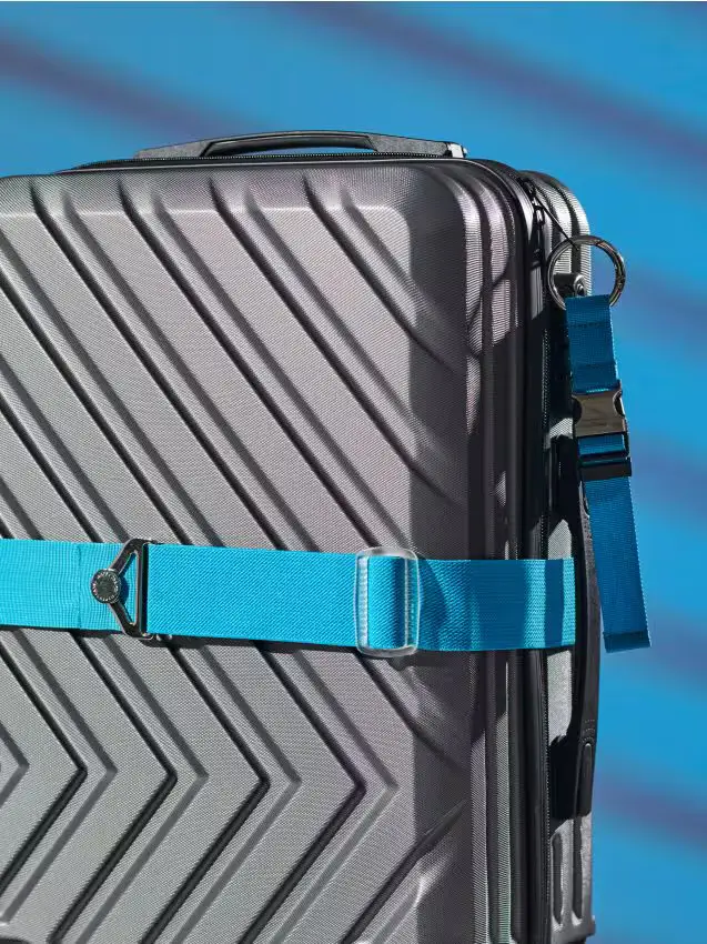 Cinghia per valigia 2 pack - blu