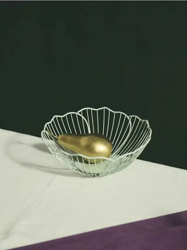 Ciotola decorativa traforata - verde chiaro