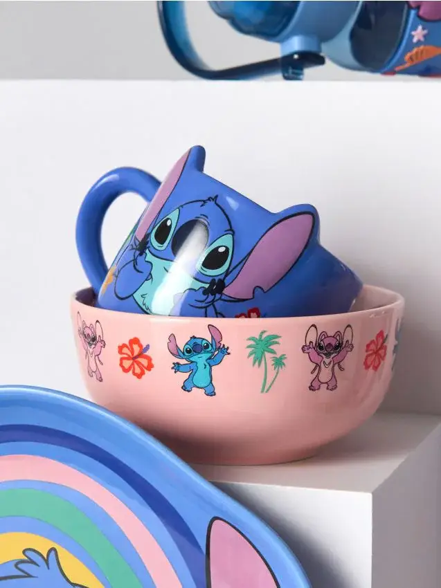 Ciotola in ceramica Stitch - multicolor