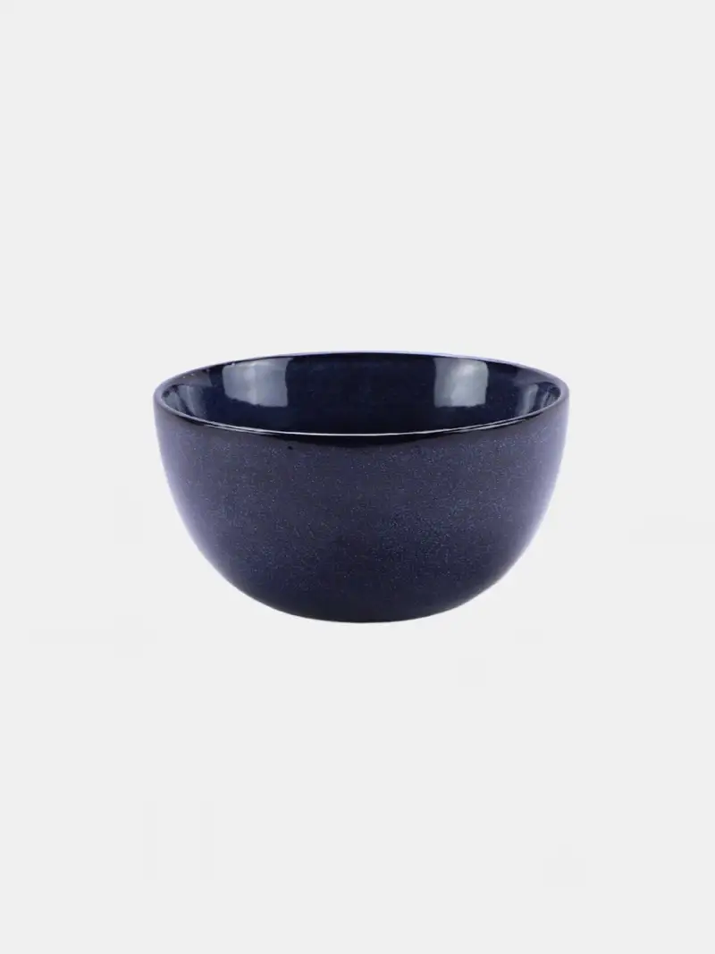 Ciotola in ceramica tinta unita - blu scuro miniatura 5