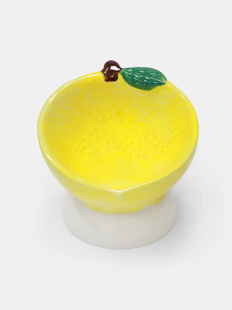 Ciotola per cane - giallo miniatura 3