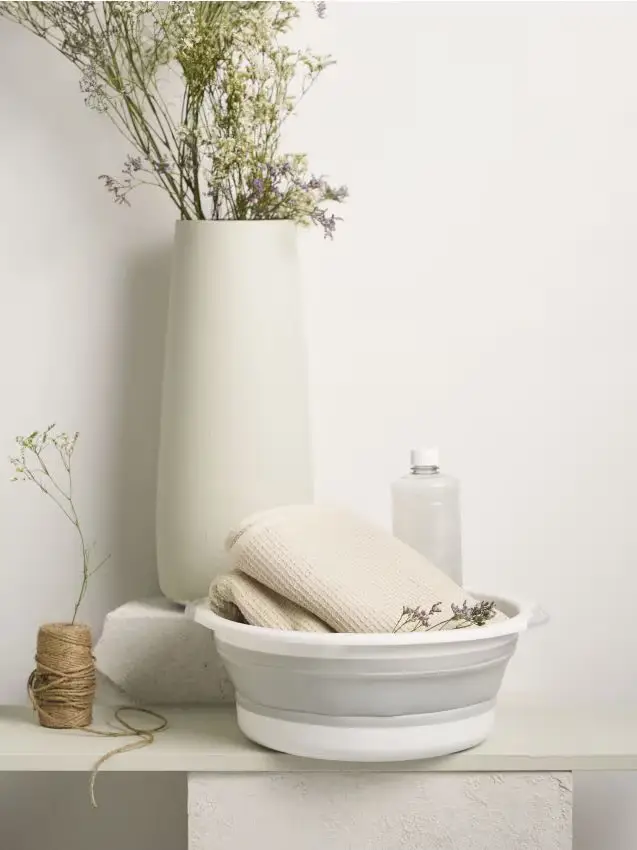 Ciotola pieghevole - grigio chiaro