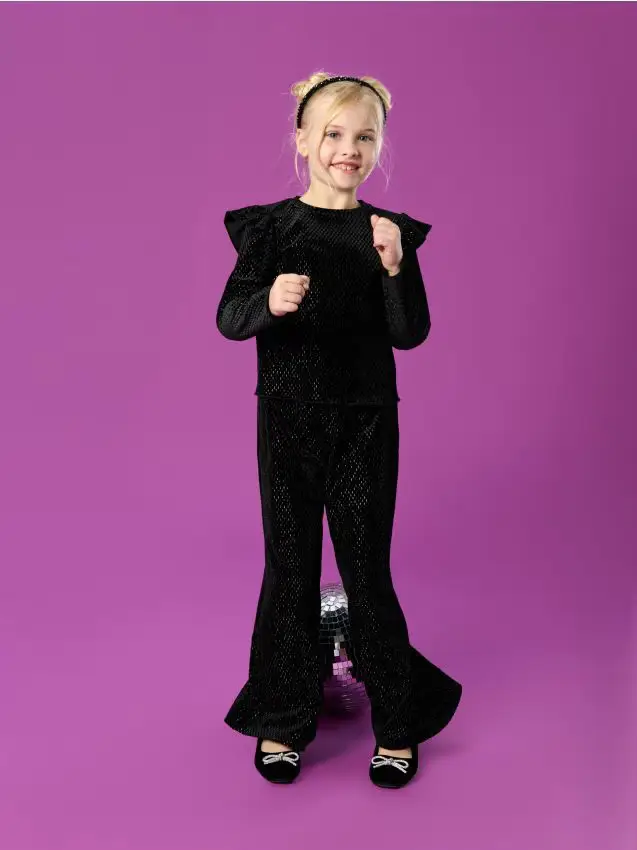 Completo blusa e pantaloni - nero