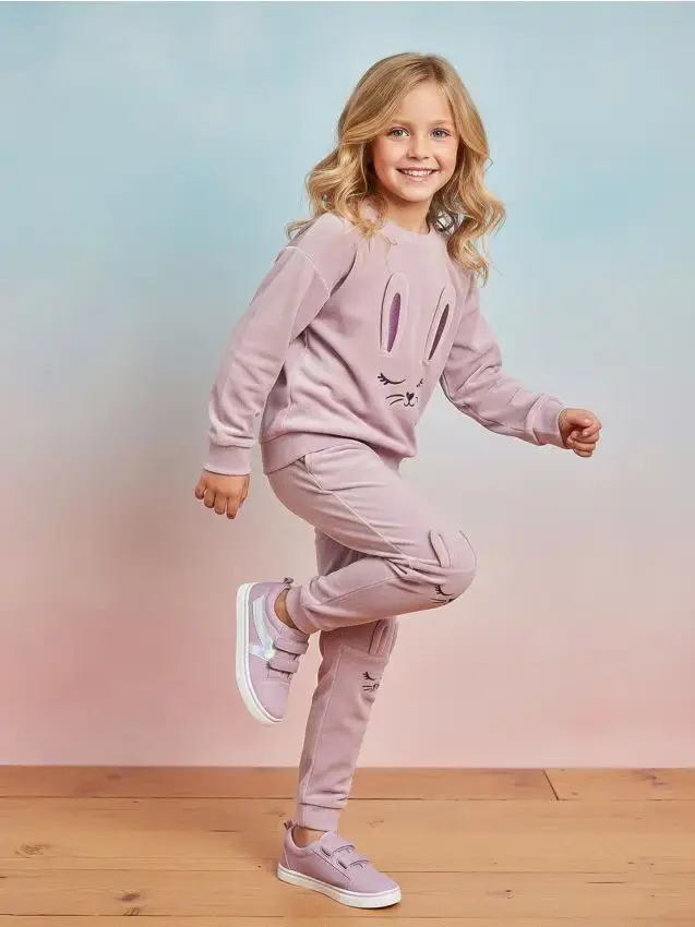 Completo felpa e pantaloni - lavanda