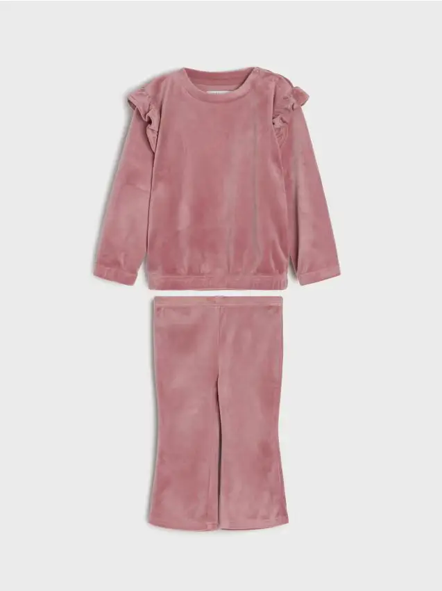 Completo felpa e pantaloni - rosa