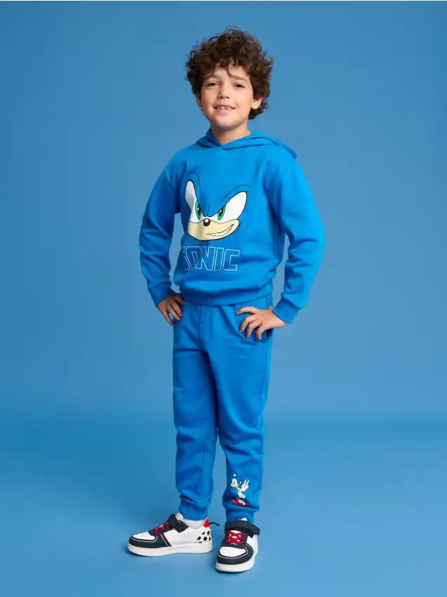 Completo in felpa Sonic the Hedgehog - blu