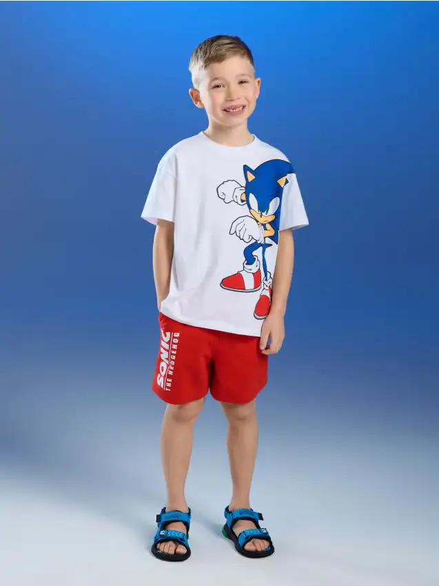 Completo t-shirt e pantaloncini - bianco