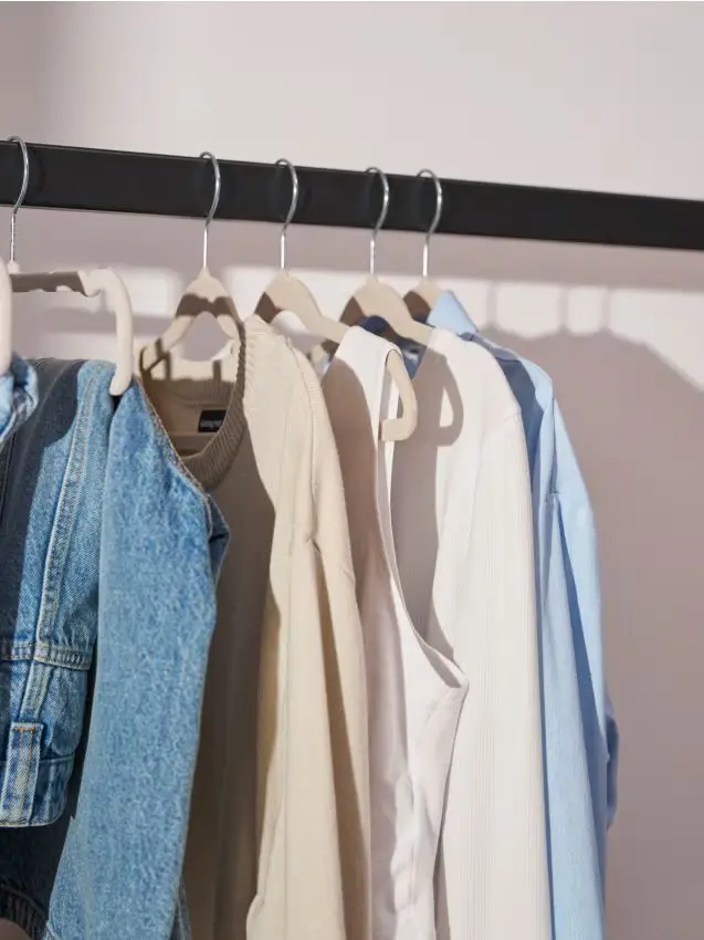 Confezione da 10 grucce - beige