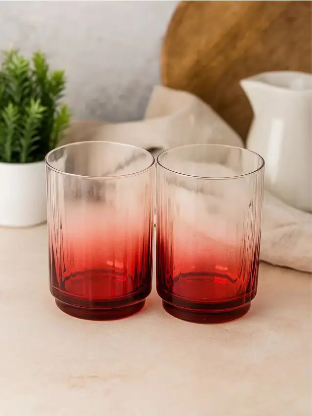 Confezione da 2 bicchieri - rosso