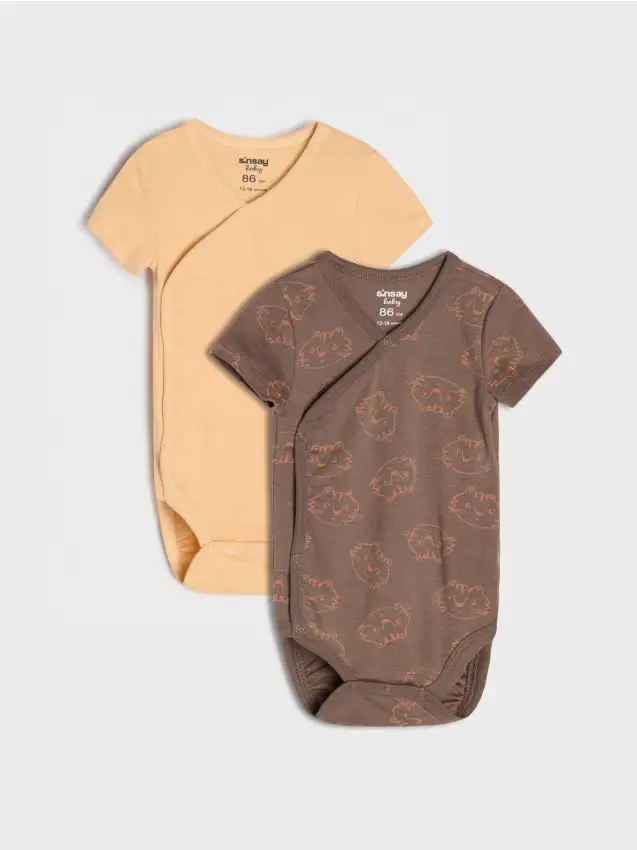 Confezione da 2 body - beige