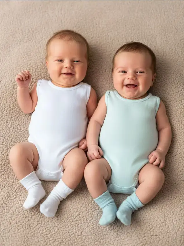 Confezione da 2 body in cotone - bianco