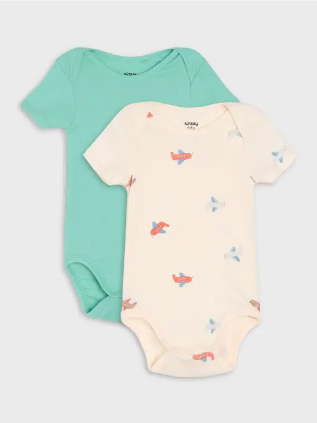 Confezione da 2 body - panna