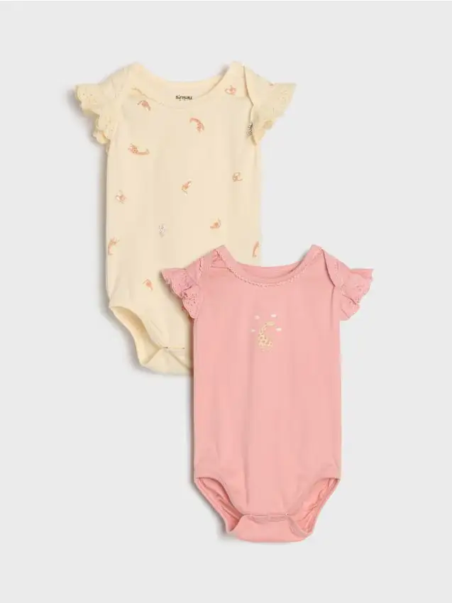 Confezione da 2 body - panna