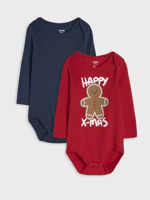 Confezione da 2 body - rosso