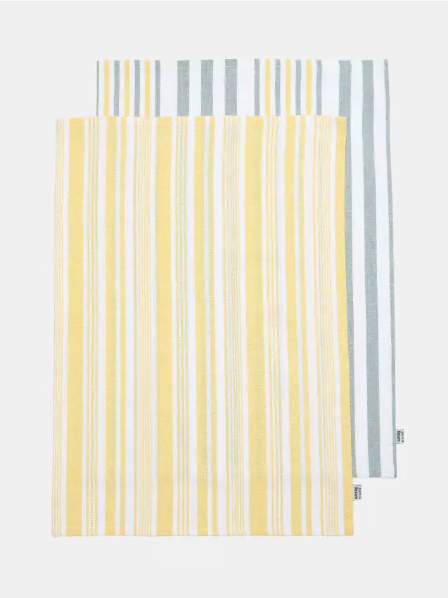 Confezione da 2 canovacci da cucina - nero