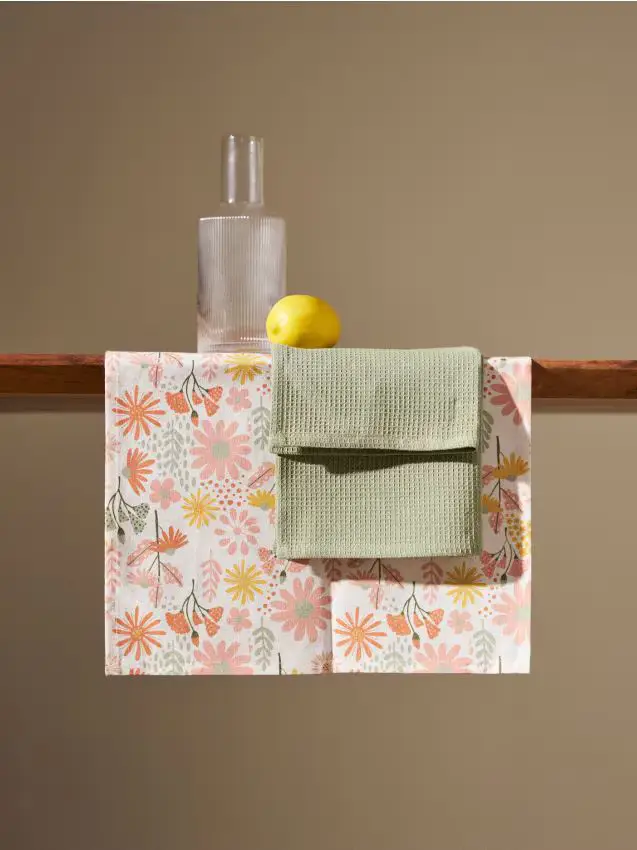 Confezione da 2 canovacci da cucina - panna