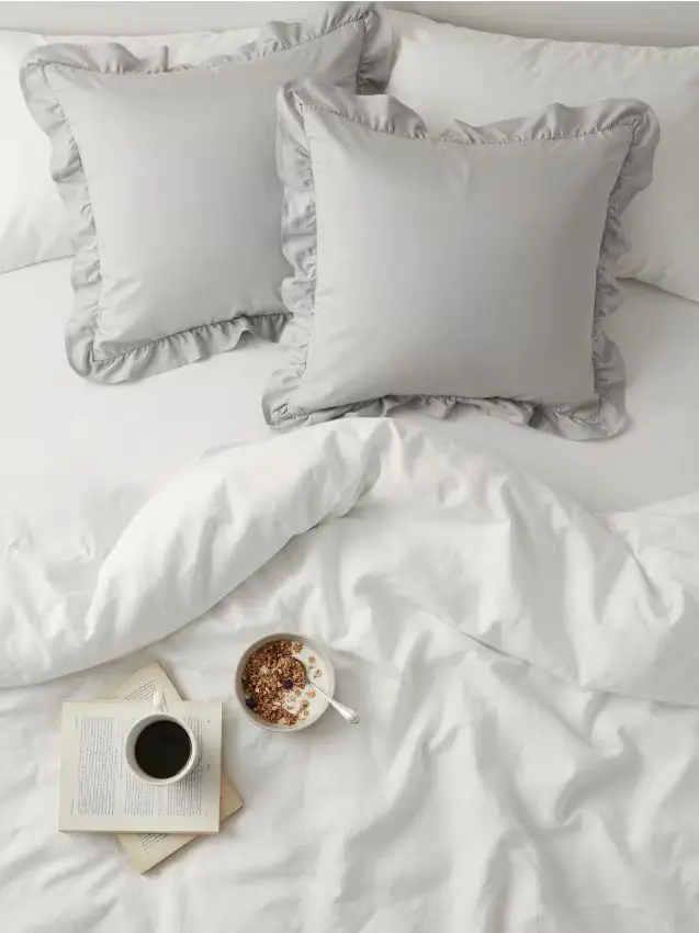 Confezione da 2 copricuscini - grigio chiaro