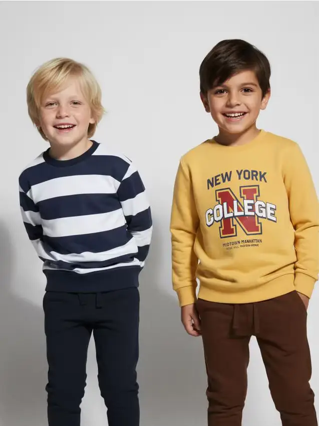 Confezione da 2 felpe - giallo