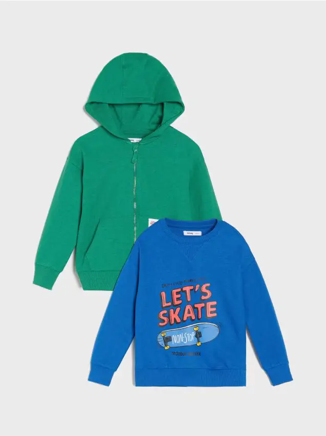 Confezione da 2 felpe - indaco