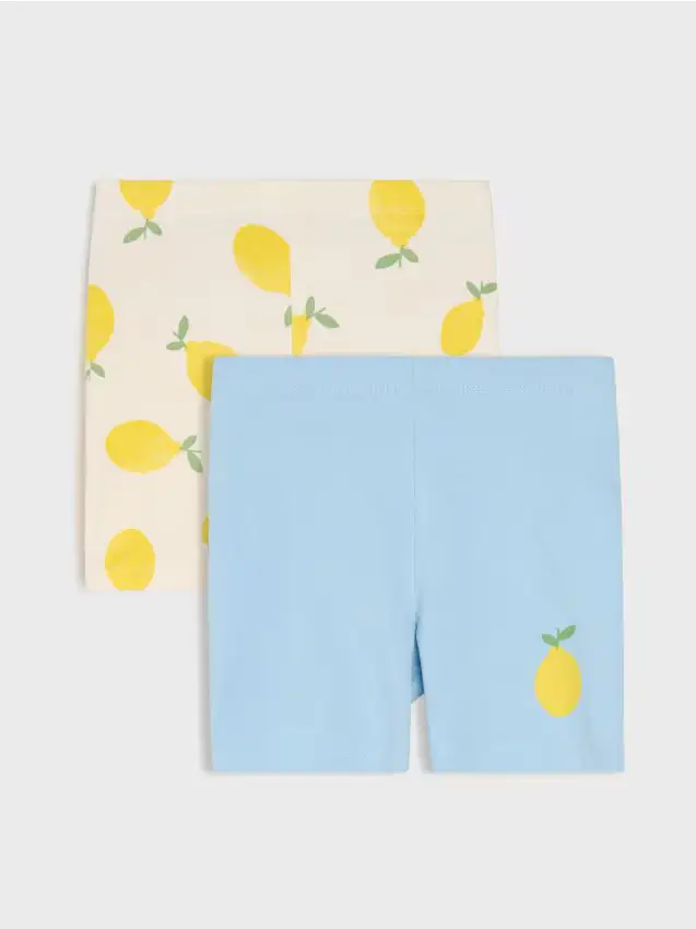 Confezione da 2 paia di ciclisti - panna