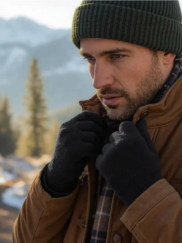 Confezione da 2 paia di guanti - nero