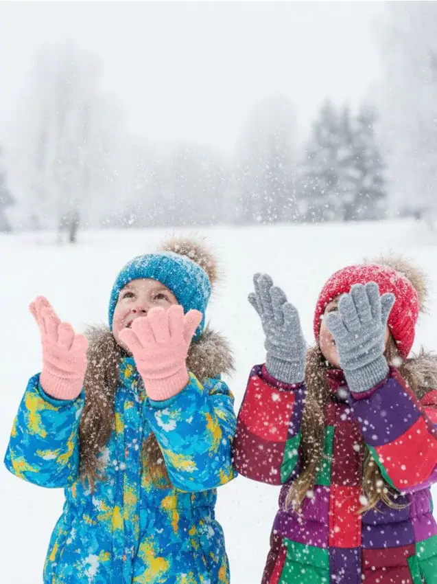 Confezione da 2 paia di guanti - rosa pastello