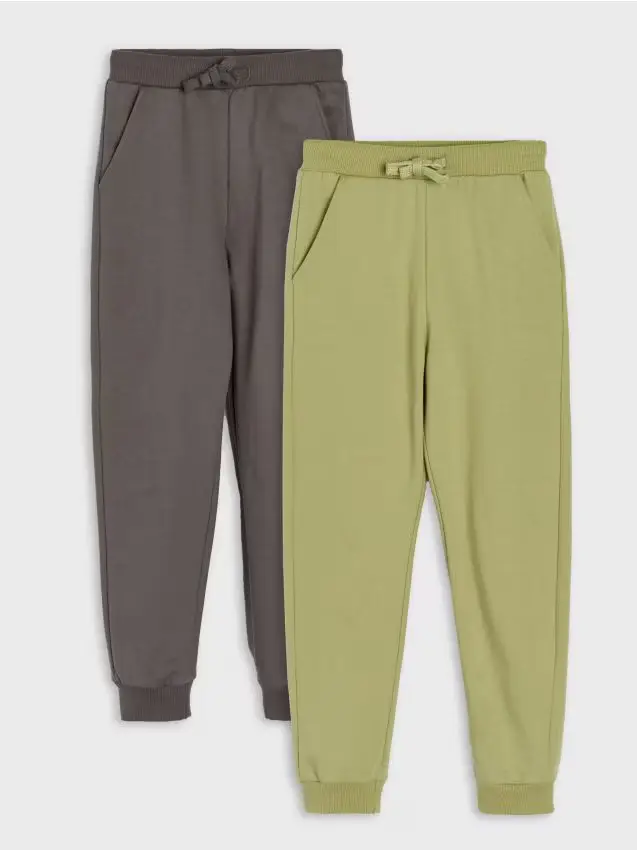 Confezione da 2 paia di jogger - grigio scuro