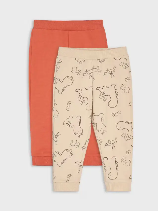 Confezione da 2 paia di jogger - rosso