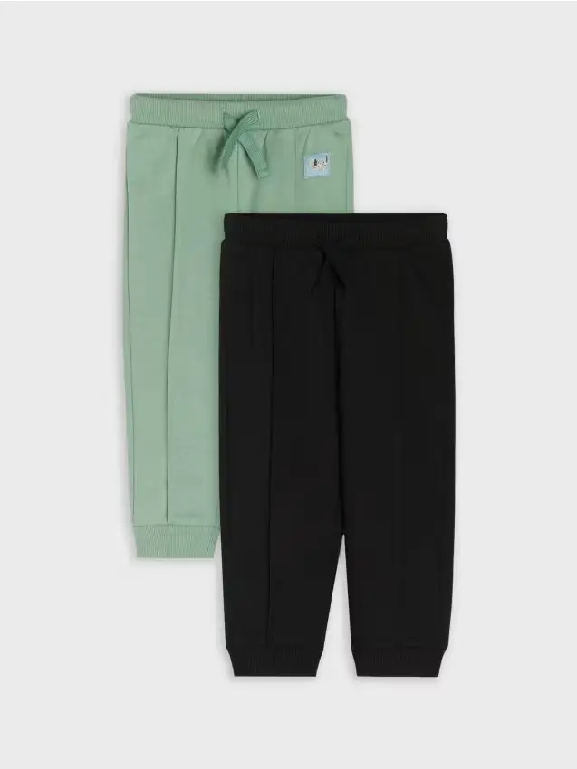 Confezione da 2 paia di jogger - verde chiaro