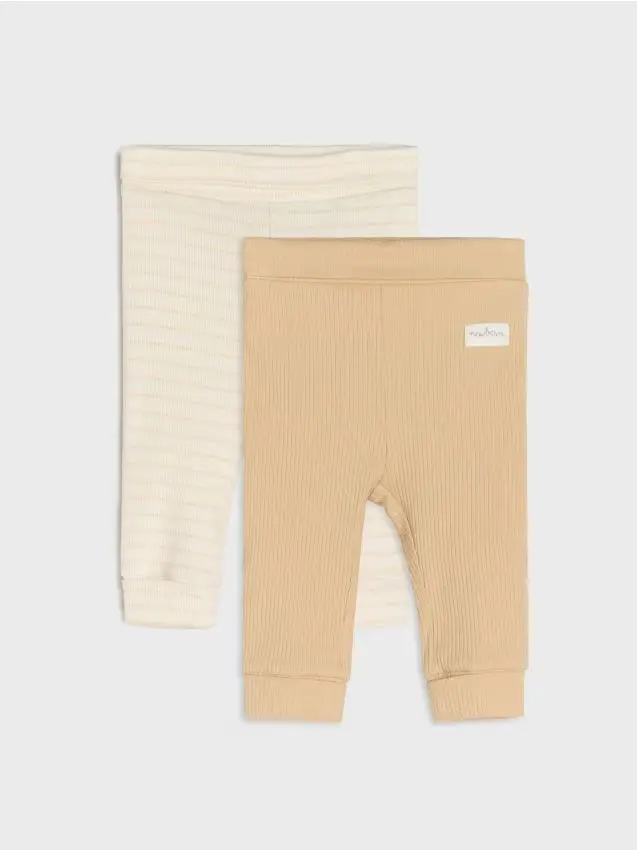 Confezione da 2 paia di leggings - beige