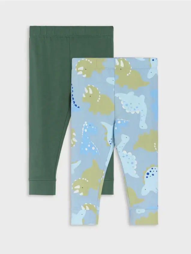 Confezione da 2 paia di leggings - blu pallido