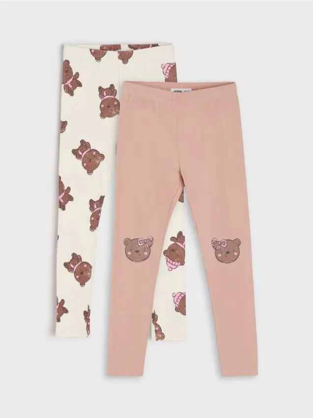 Confezione da 2 paia di leggings - multicolor