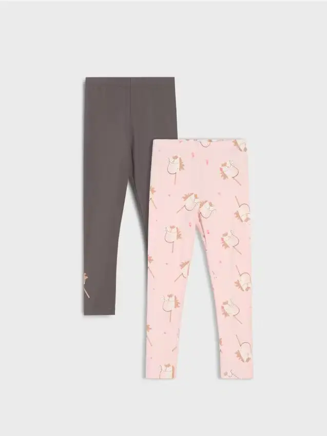 Confezione da 2 paia di leggings - multicolor