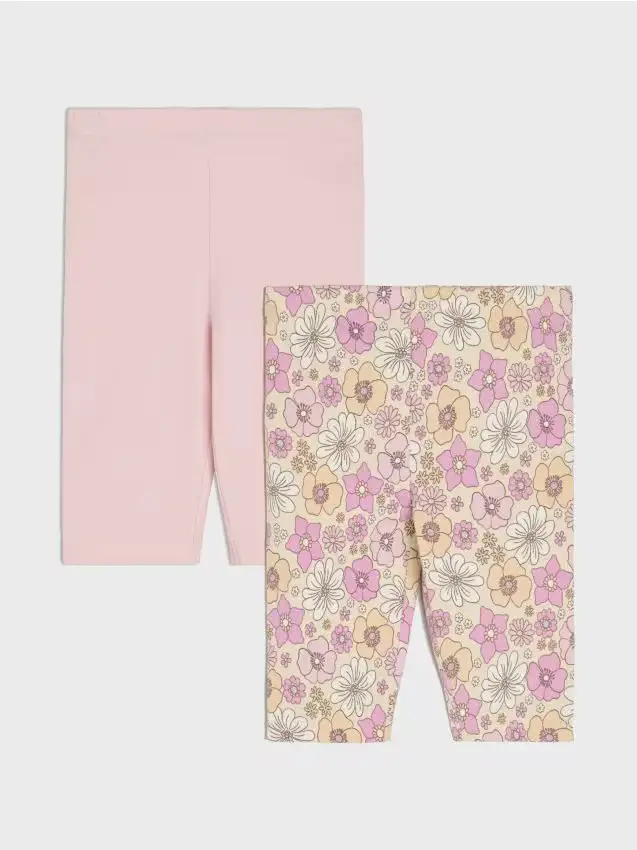 Confezione da 2 paia di leggings - nude