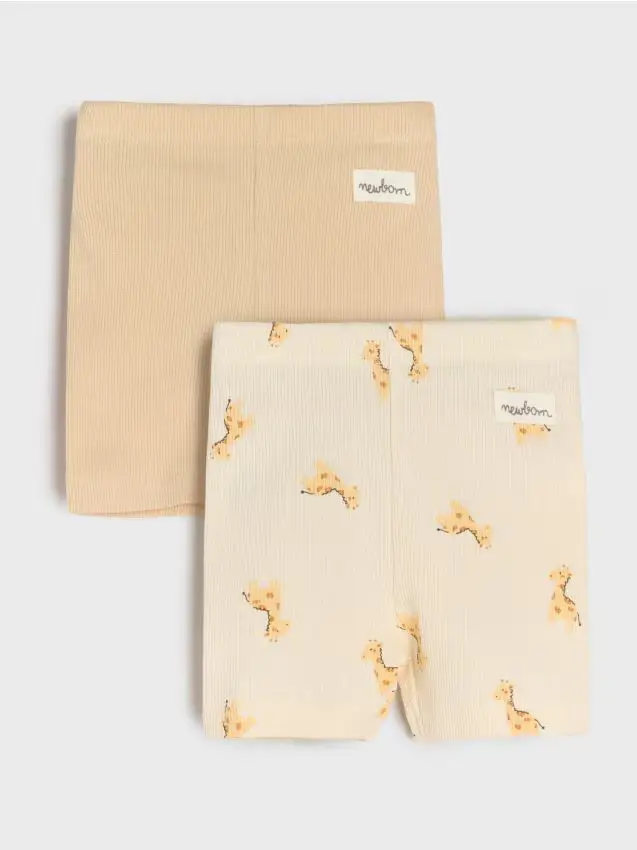 Confezione da 2 paia di leggings - panna