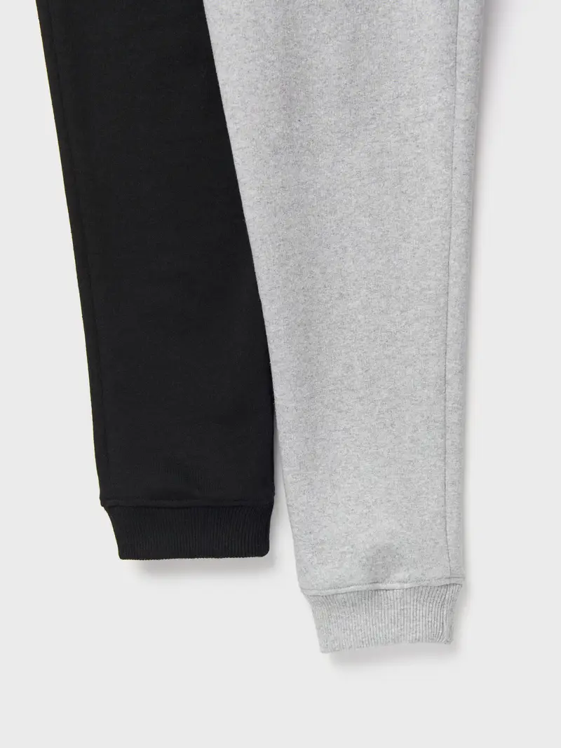 Confezione da 2 paia di pantaloni da tuta - grigio medio miniatura 5