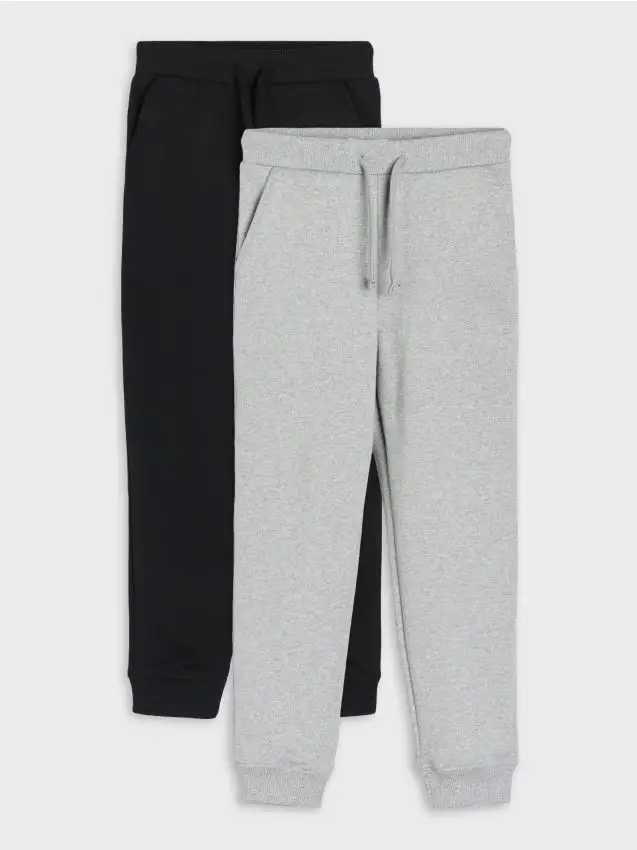 Confezione da 2 paia di pantaloni da tuta - grigio medio