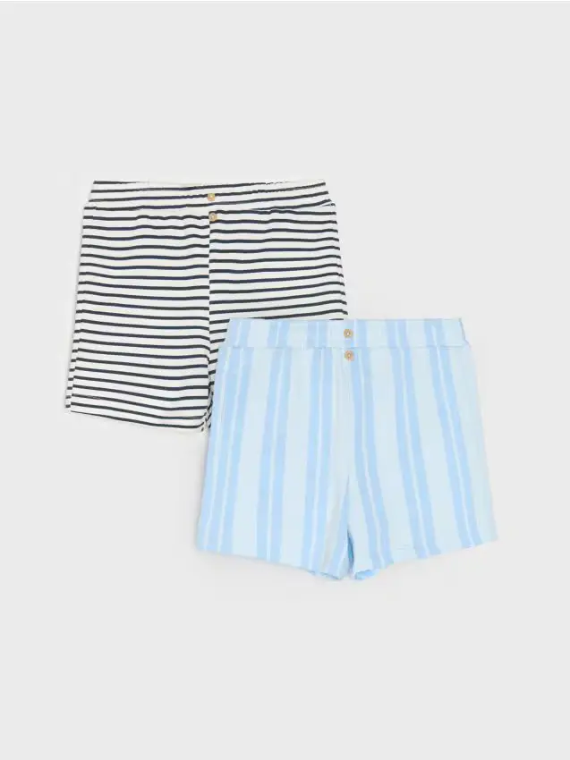 Confezione da 2 pantaloncini - blu pallido