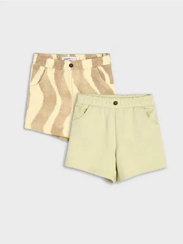 Confezione da 2 pantaloncini - panna