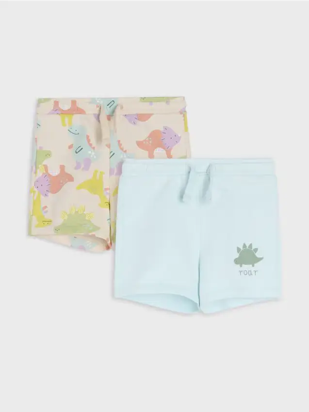 Confezione da 2 pantaloncini - panna