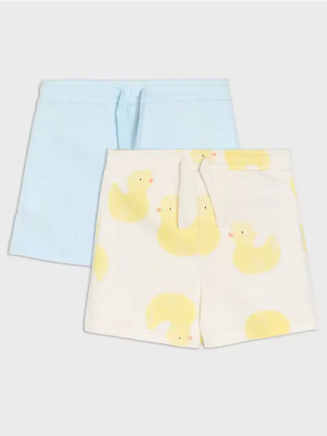 Confezione da 2 pantaloncini - panna