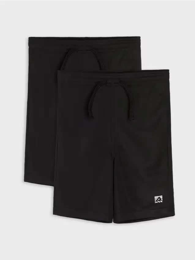Confezione da 2 pantaloncini sportivi Active - nero