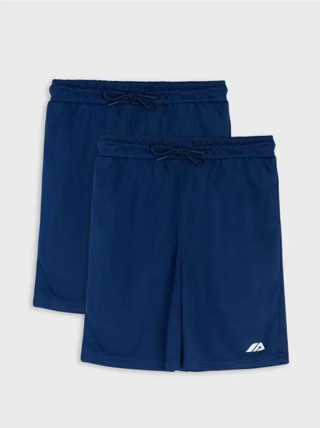 Confezione da 2 pantaloncini sportivi - blu scuro