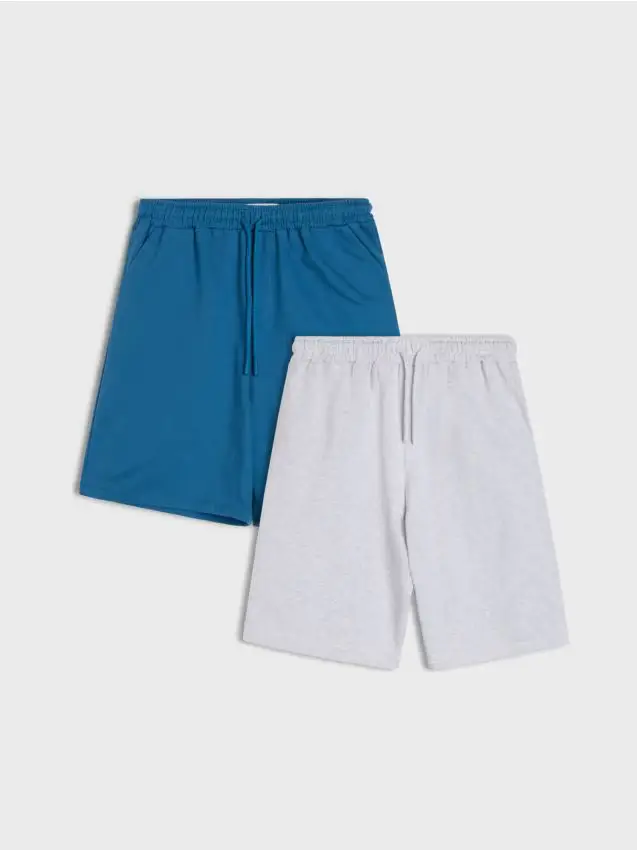 Confezione da 2 pantaloncini sportivi - grigio chiaro