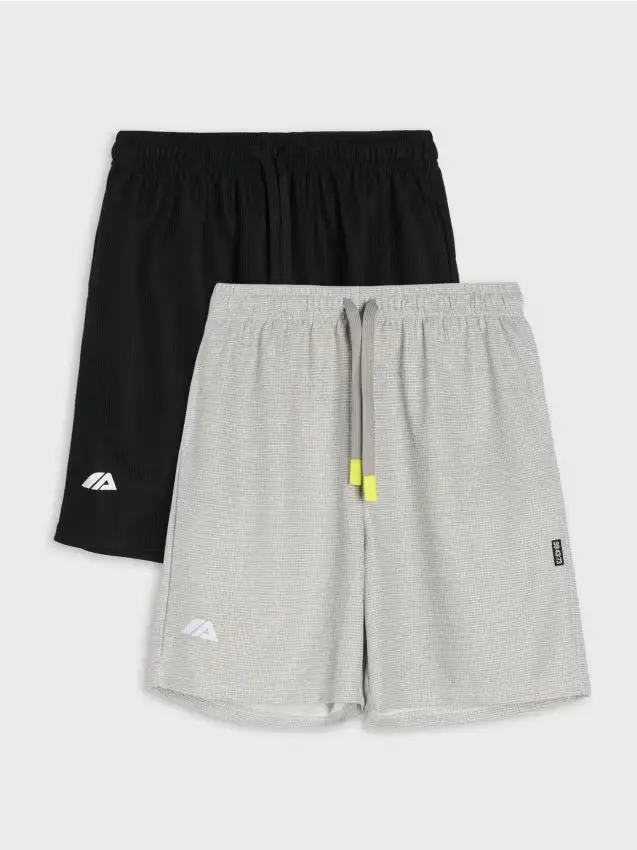 Confezione da 2 pantaloncini sportivi - nero