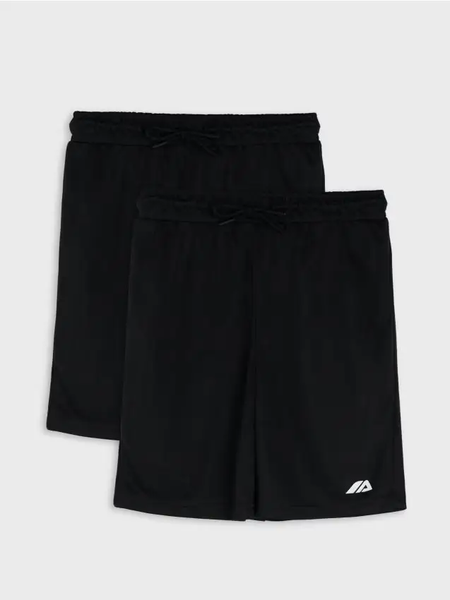 Confezione da 2 pantaloncini sportivi - nero