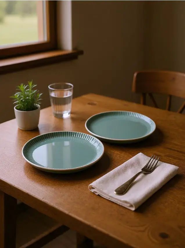 Confezione da 2 piatti - verde