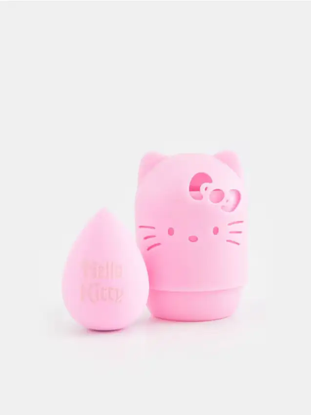 Confezione da 2 spugnette per make-up Hello Kitty - rosa pastello