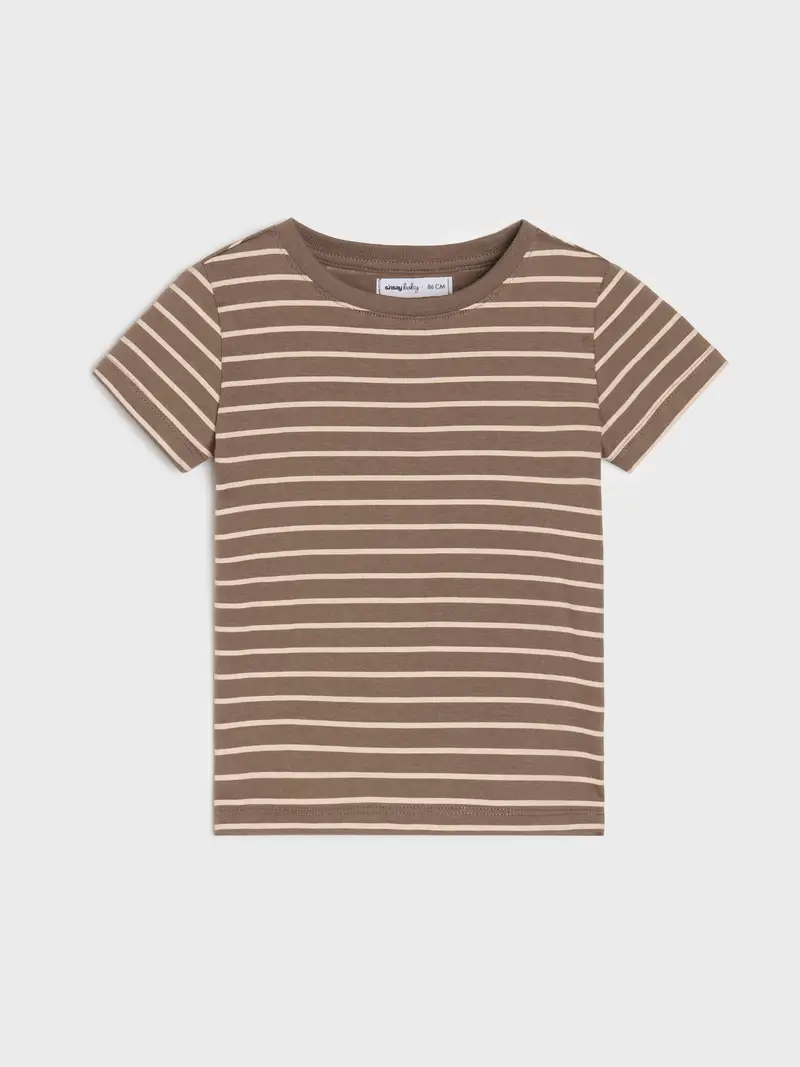 Confezione da 2 t-shirt - beige miniatura 4