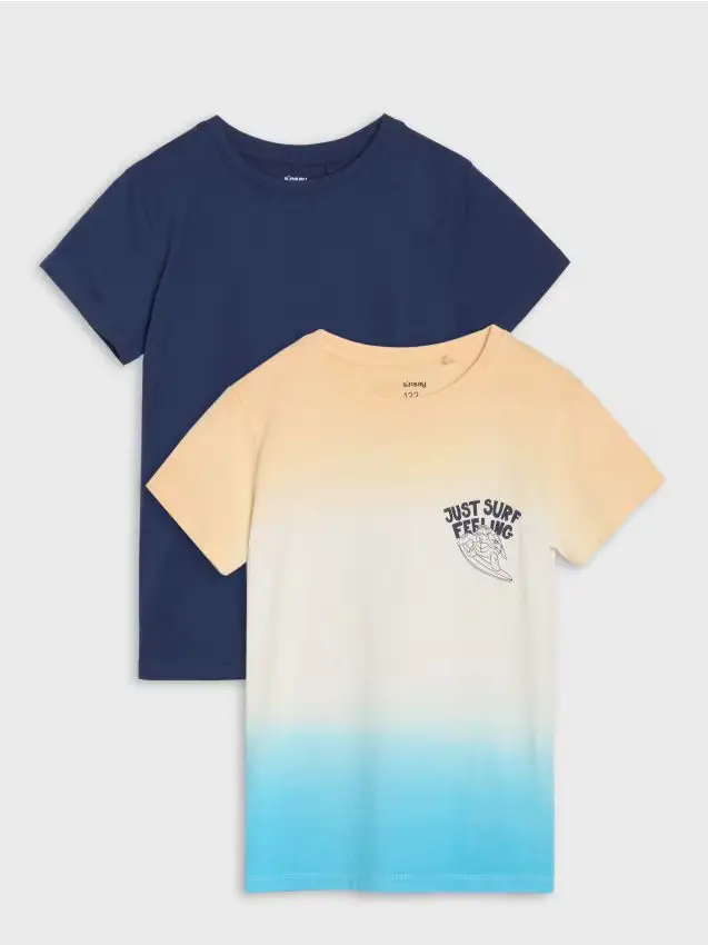 Confezione da 2 t-shirt - panna